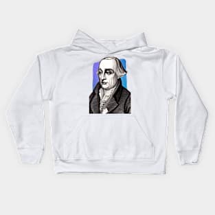 Italian mathematician Joseph-Louis Lagrange illustration Kids Hoodie